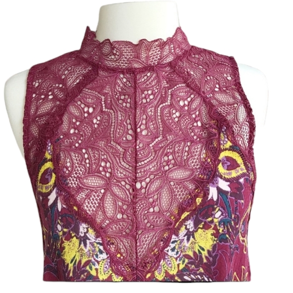 Free People Intimately Marsha Wine dress - Picture 8 of 12